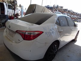 2014 Toyota Corolla LE White 1.8L AT #Z24758
